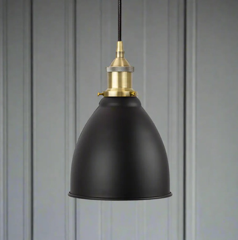 Matt Black Classic Painted Pendant Light